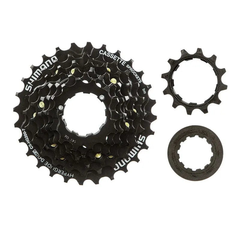 Cassette SHIMANO 7vel 12-28 HG200 Negro