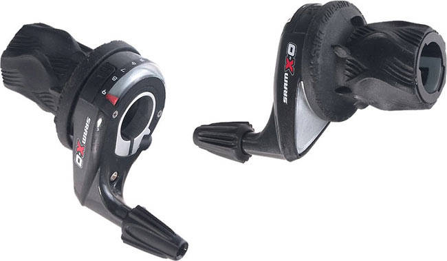Cambios SRAM MTB XO tipo Gripshift set 9vel del y tras ratio 1:1