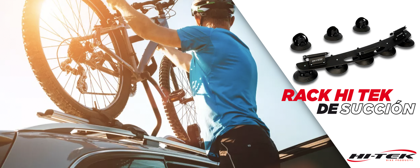 Rack HI-TEK de SUCCION EMPIRE 2 bicis Bloqueo 9mm adaptable 12, 15 y 20mm