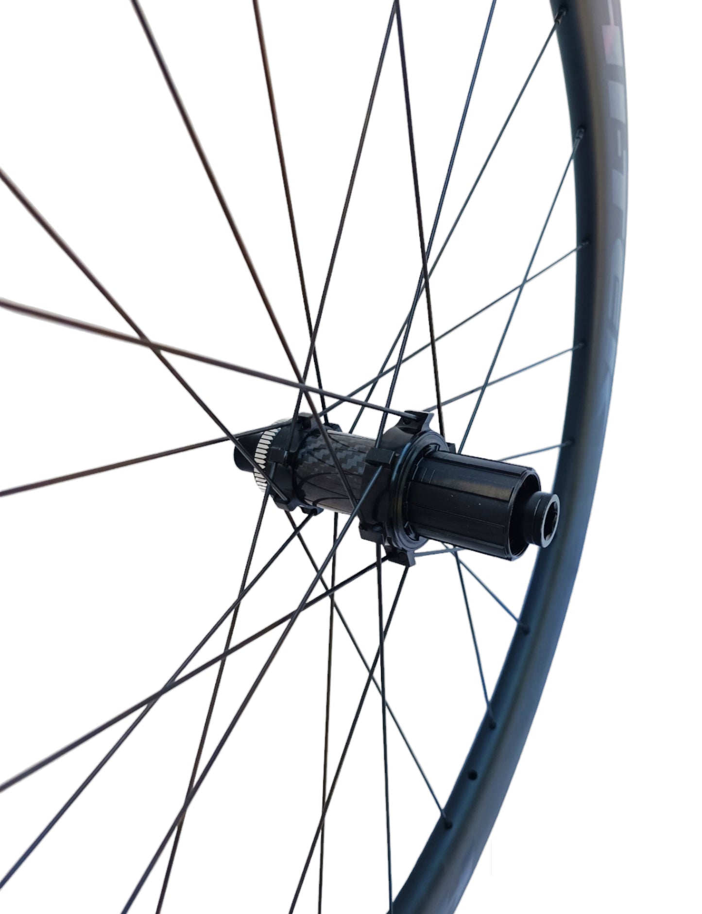 Rin de ruta trasero Carbon perfil 50mm freno Disco Eje 12mm