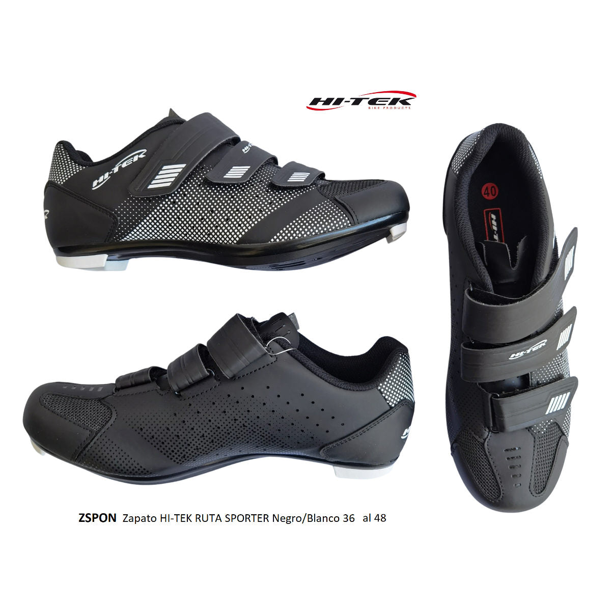 Zapato HI-TEK RUTA SPORTER 3 Velcros