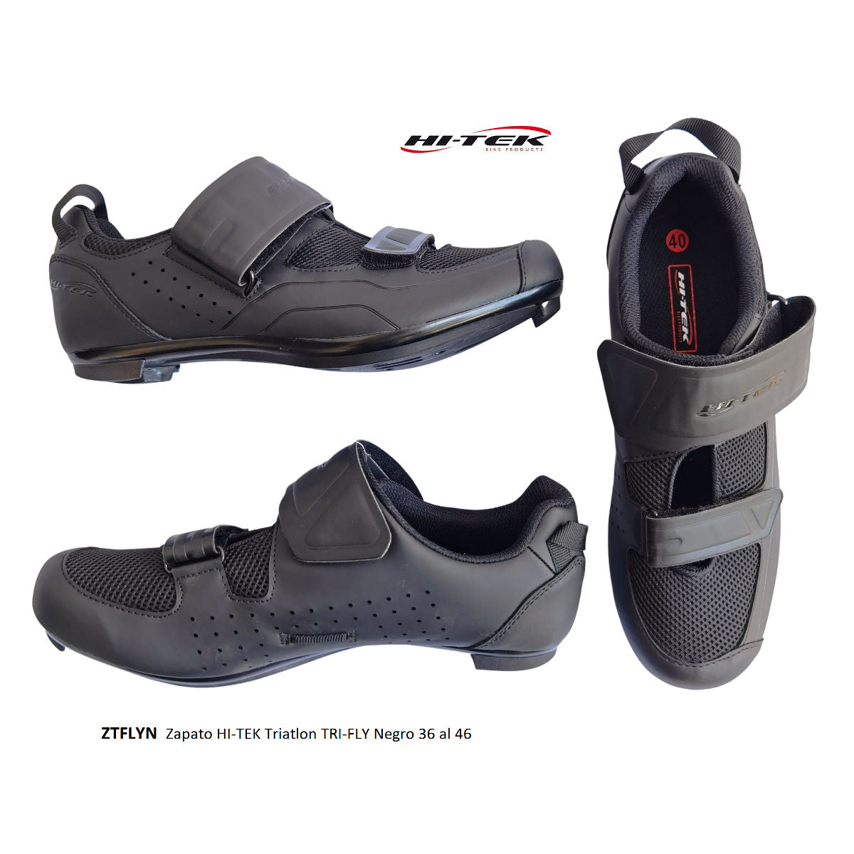 Zapato HI-TEK Triatlon TRI-FLY 2 Velcros
