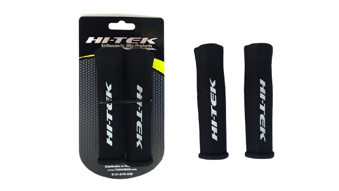 Puños HI-TEK Racing Logo Negro 125mm Ultra Light