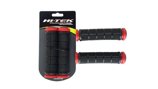 Puños HI-TEK PRO Negro/Rojo 125mm