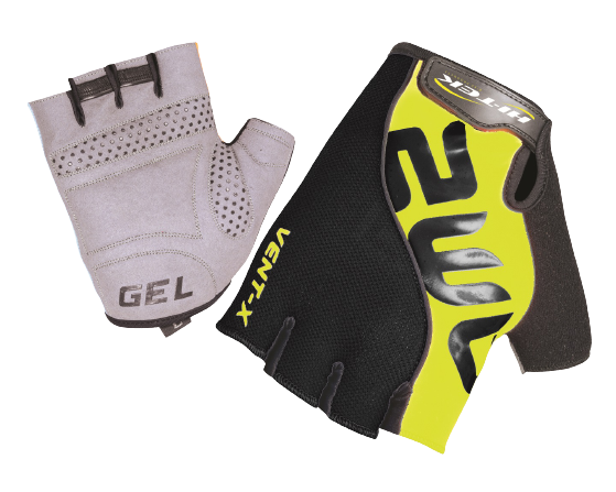 Guantes HI-TEK GEL VENT-X Neon/Negro