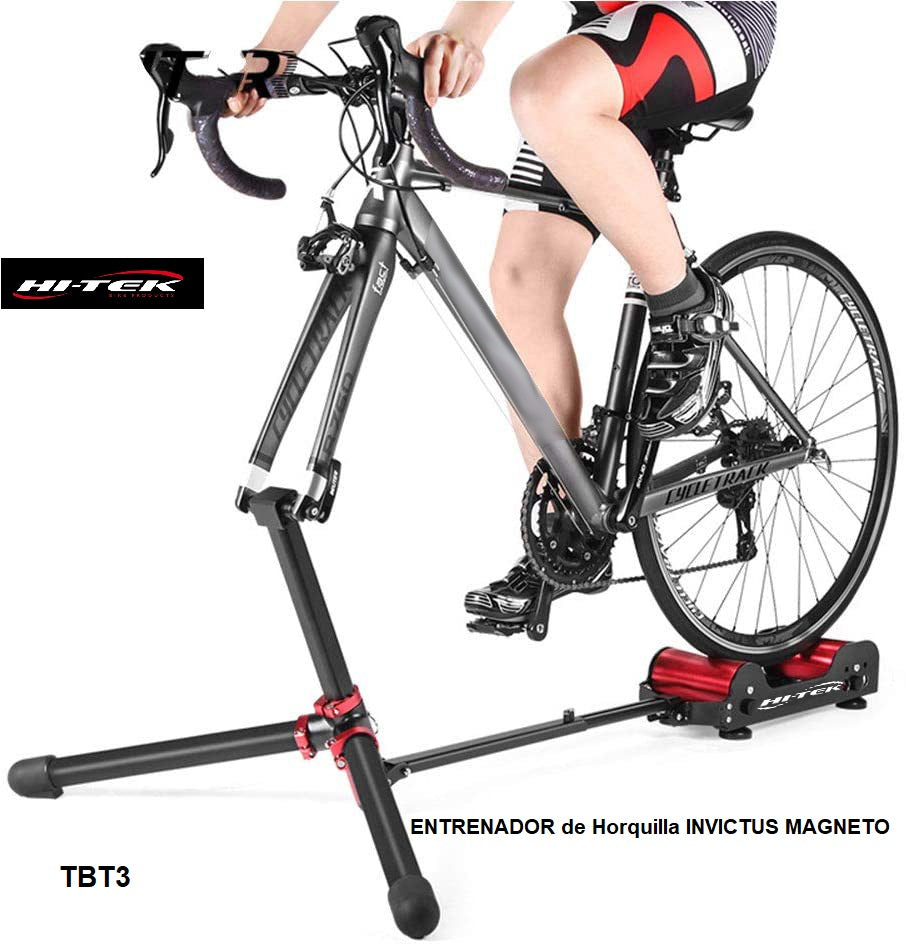 ENTRENADOR HI-TEK de Horquilla INVICTUS MAGNETO Negro/Rojo