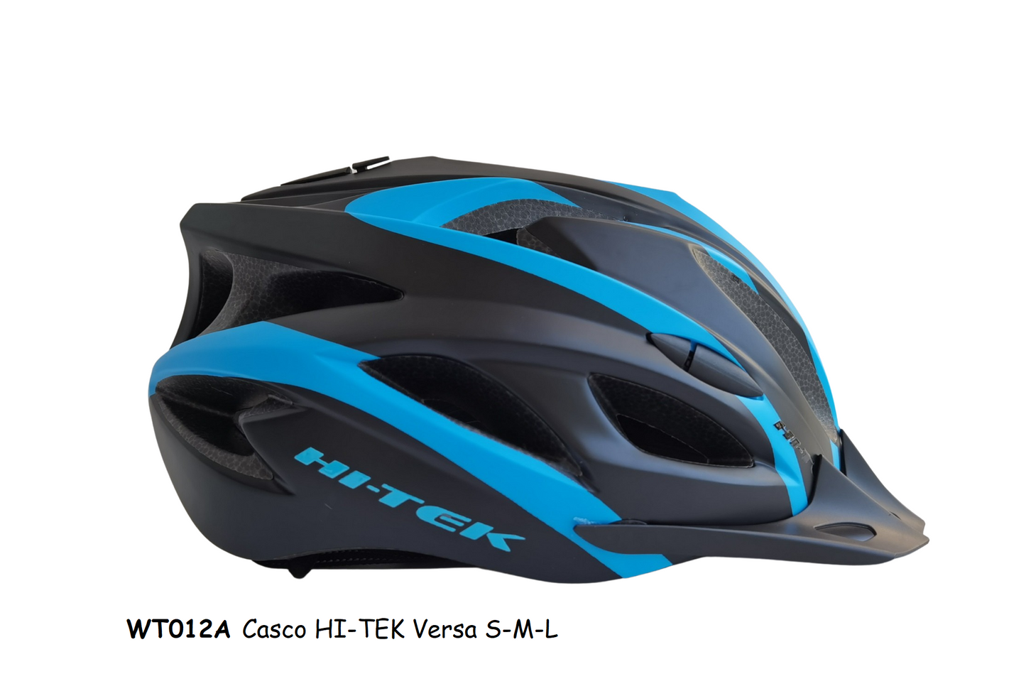 Casco HI-TEK Versa Azul/Negro con Vicera