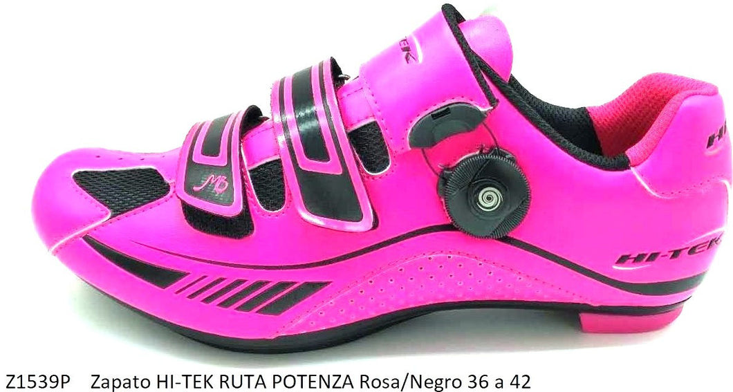 Zapato HI-TEK RUTA POTENZA Rosa/Negro Ratch y 2 Velcros