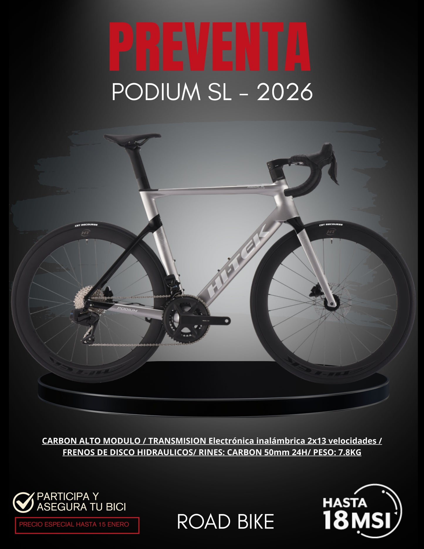 PODIUM SL RUTA 700cc - PREVENTA