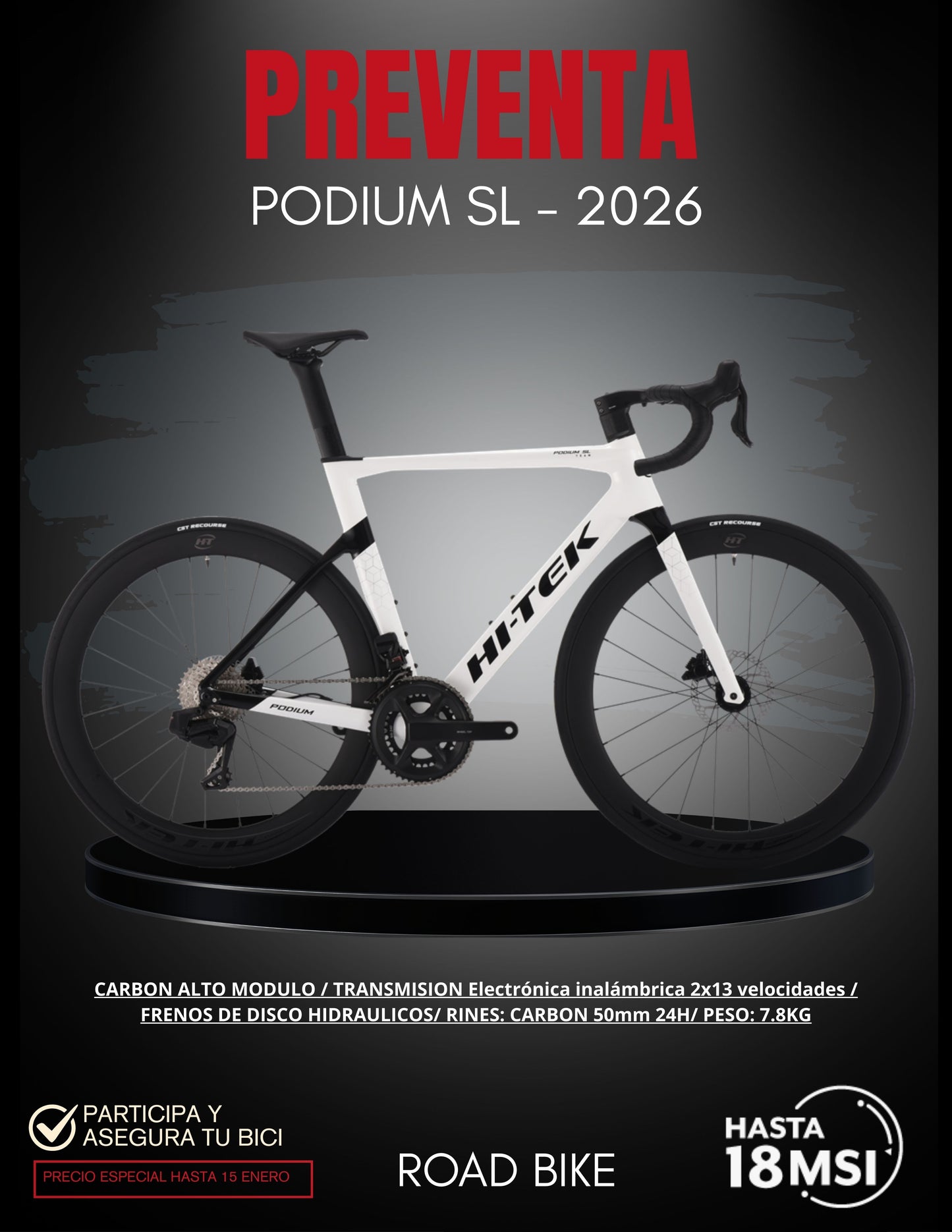 PODIUM SL RUTA 700cc - PREVENTA