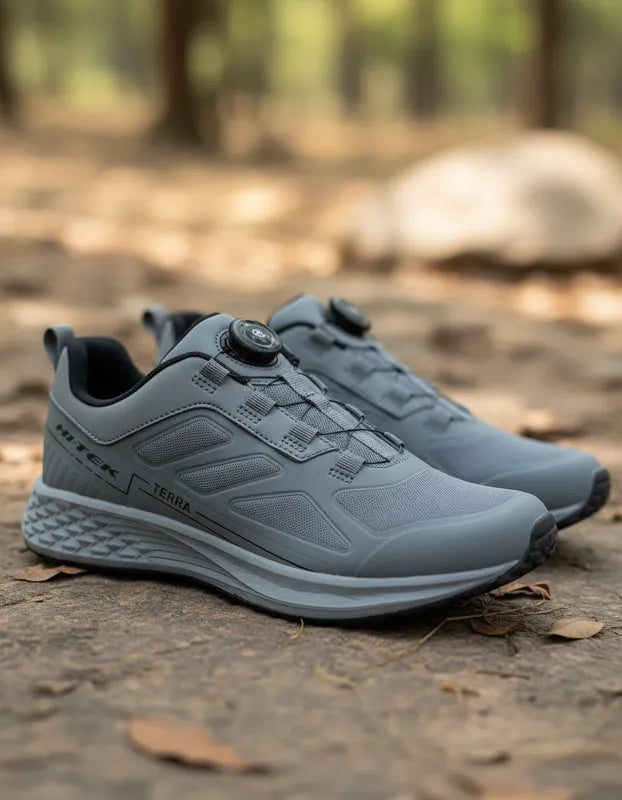 Tenis Hi-Tek MTB/Spinning TERRA Gris con Perilla de ajuste