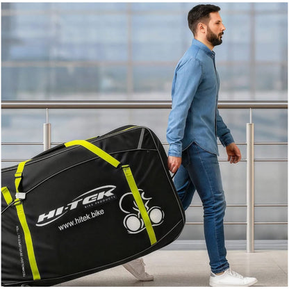 Maleta porta bicicletas HI-TEK EMOTION con 2 Ruedas (MTB y TRI)