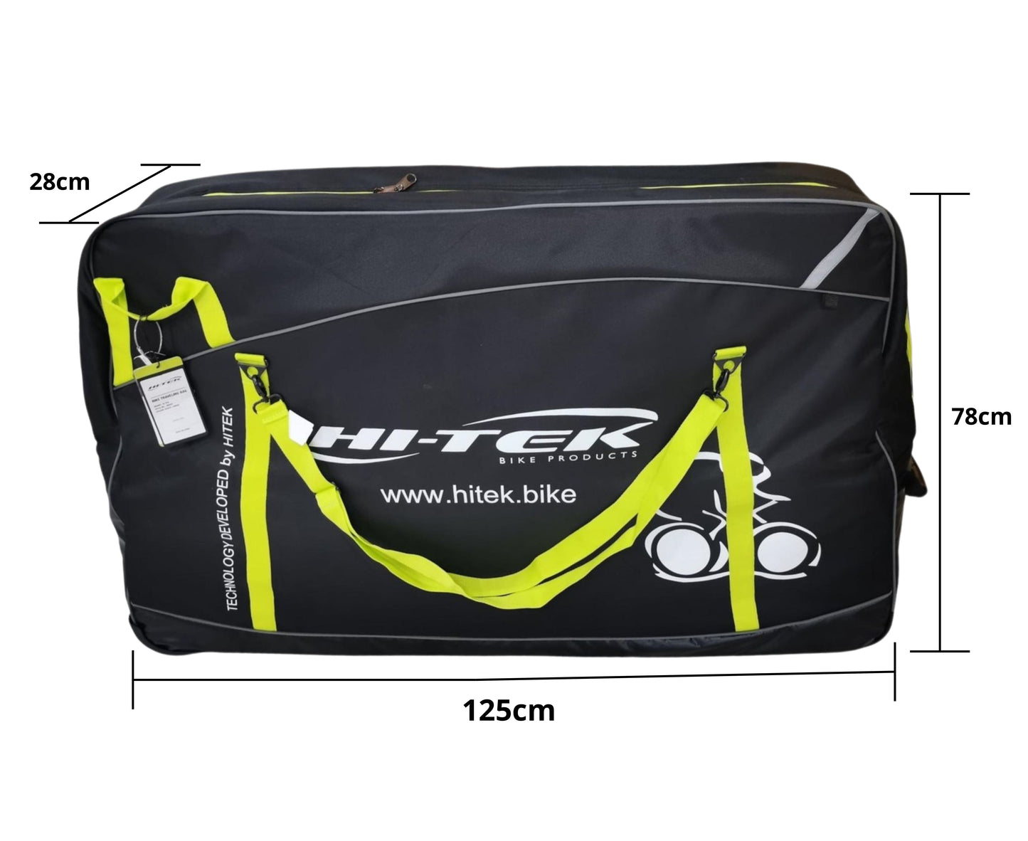 Maleta porta bicicletas HI-TEK EMOTION con 2 Ruedas (MTB y TRI)