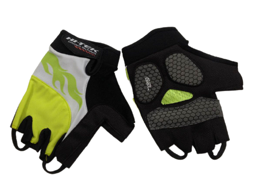 Guantes HI-TEK GEL CB65 Neon/Blanco/Negro