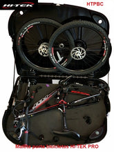 Cargar imagen en el visor de la galería, Maleta porta bicicletas HI-TEK PRO con 4 ruedas logo HI-TEK
