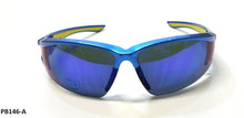 Cargar imagen en el visor de la galería, Lentes deportivos HI-TEK CRITERIUM Azul 3 micas (Normal, Polarizada y Transp)
