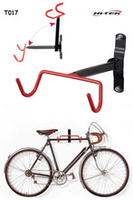 Cargar imagen en el visor de la galería, Soporte HI-TEK de Pared plegable una bici Negro/Rojo
